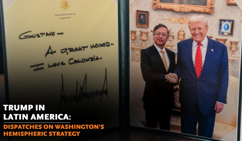 A keepsake U.S. President Donald Trump gave to Colombian President Gustavo Petro. (Petro's X Account)